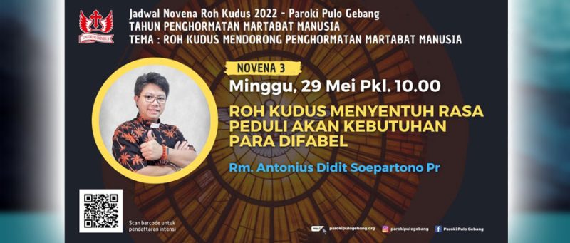 Misa Hari Minggu Paskah VII Dan Novena Roh Kudus Hari Ketiga 29 Mei