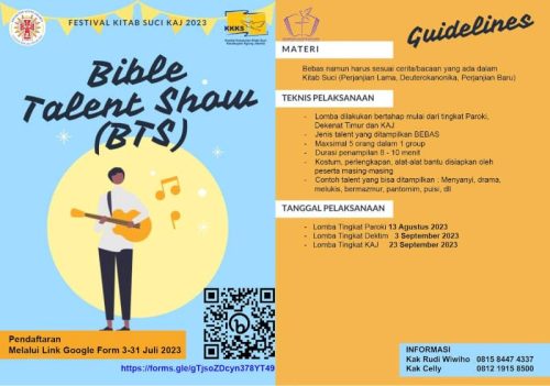 Lomba Bible Talent Show BTS Paroki Pulo Gebang KAJ